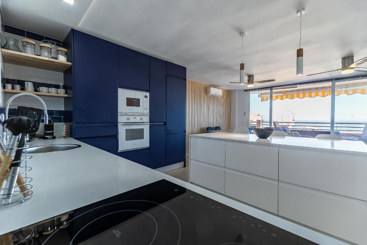 Vistas Azules -- Remodeled, Large Terrace, Spectacular Ocean Views And Beach Level Access Торремолинос Экстерьер фото