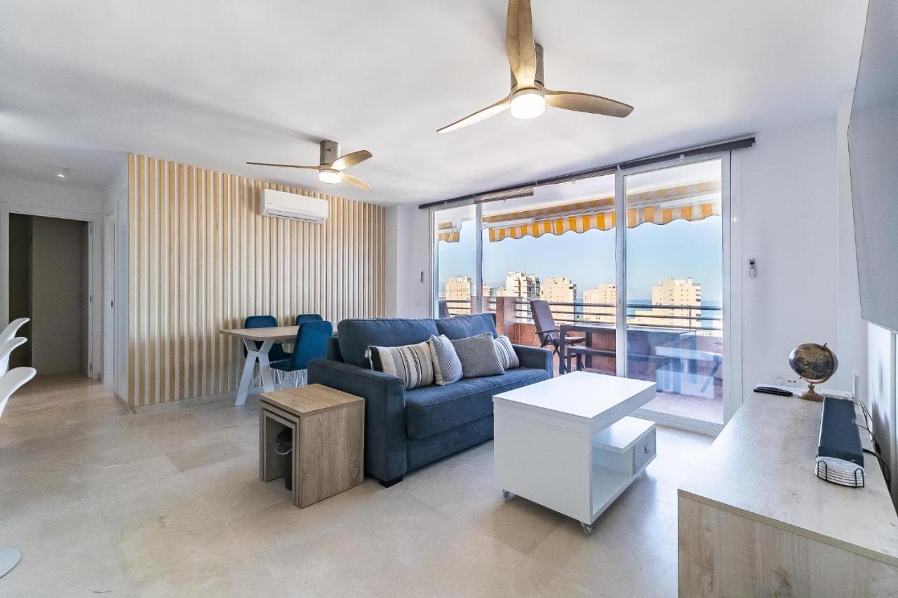 Vistas Azules -- Remodeled, Large Terrace, Spectacular Ocean Views And Beach Level Access Торремолинос Экстерьер фото
